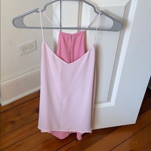 Reversible pink/light pink tank